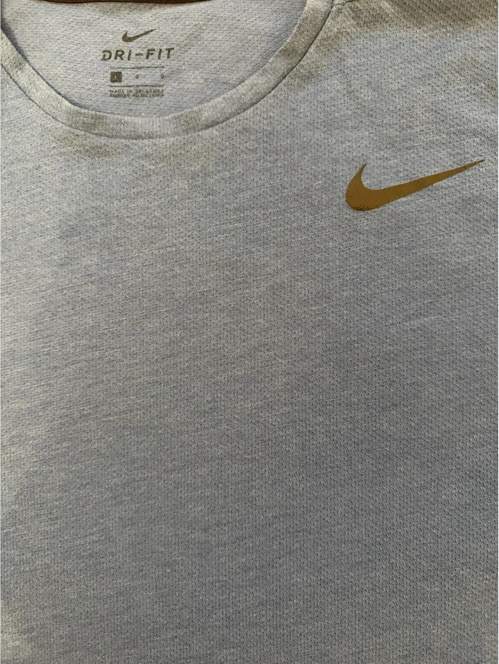 Nike Dri-FIT Men’s SZ Large Blue Short Sleeve Athletic T-Shirt Gym Training Tee